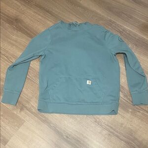 Carhartt Women's Teal Sweatshirt